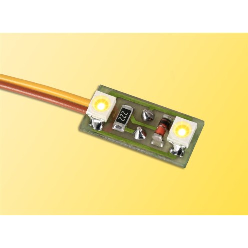 Viessmann 6017 - Hausbeleuchtung, 2 LEDs gelb