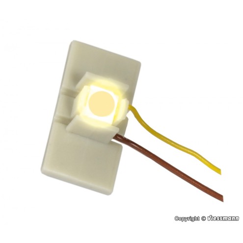 Viessmann 6046 - LED für Etageninnenbeleuchtung warmweiß, 10 Stück