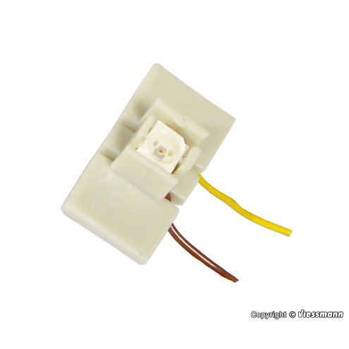 Viessmann 6048 - LED für Etageninnenbeleuchtung weiß, 10 Stück