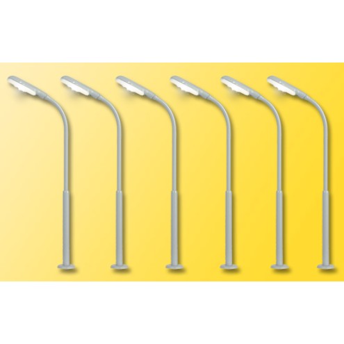 Viessmann 60906 - H0 Peitschenleuchte 5+1 LED Höhe: 100 mm