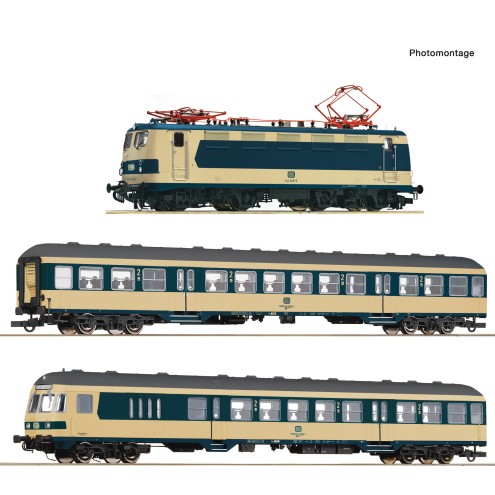 Roco 61484 - 3-tlg. Zugset: Karlsruher Zug, DB
