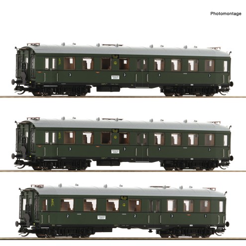 Roco 6280001 - 3er Set Altenberger DRG „Spur TT“