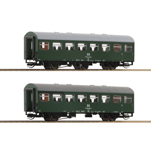 Roco 6280003 - 2er Set Rekowagen DR #2 „Spur TT“