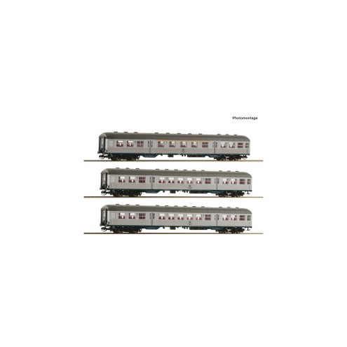 Roco 6280023 - 3er Set n-Wagen DB „Spur TT“