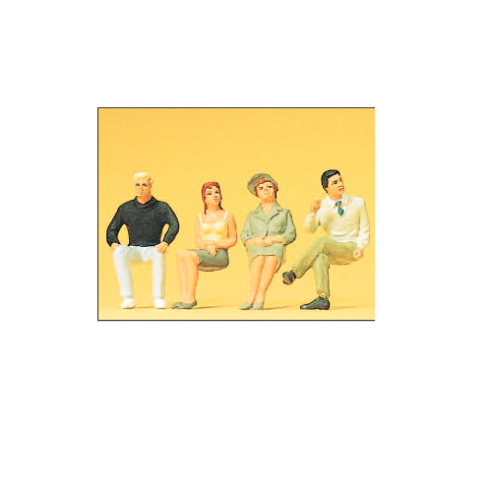 Preiser 63074 - Sitzende Personen