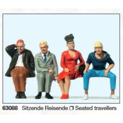 Preiser 63088 - Sitzende Reisende