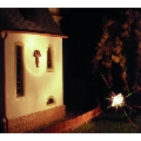 Viessmann 6330 - H0 Flutlichtstrahler nieder, LED weiß Höhe: 16 mm