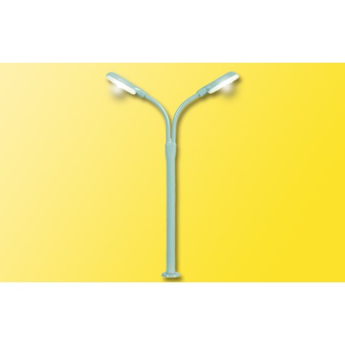 Viessmann 6495 - N Peitschenleuchte doppelt, 2 LEDs weiß