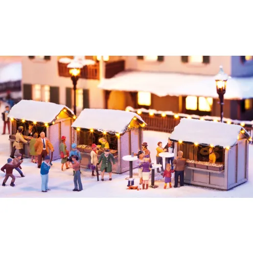 Noch 65610 - Kombi-Set “Auf dem Weihnachtsmarkt”