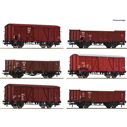 Roco 6600098 - 6-tlg Set: Jubiläum „60 Jahre OPW“