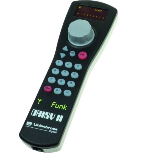 Uhlenbrock 66350 - DAISY II-Funk-Handregler mit 3 m Spiralkabel + Ladeadapter