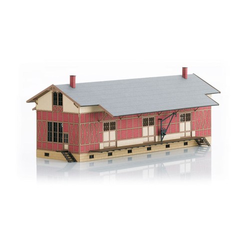 Minitrix 66383 - Bausatz Fachwerk-Güterschuppen
