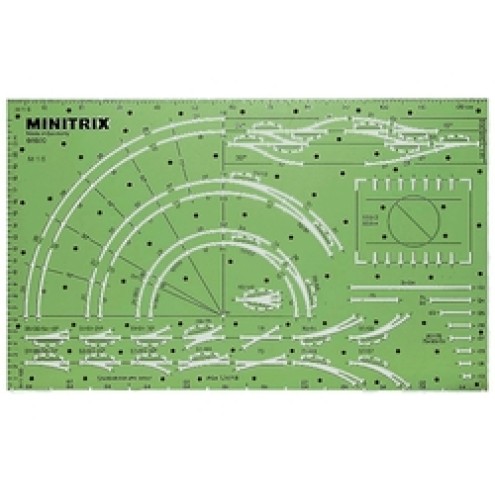 Minitrix 66600 - Minitrix-Gleisplan-Schablone