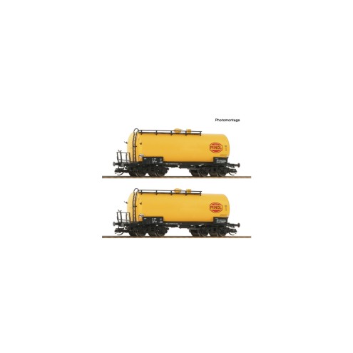 Roco 6680019 - 2er Set Kesselwag. Uerdingen D „Spur TT“
