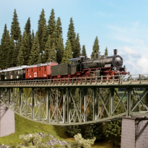 Noch 67027 - Fischbauchbrücke, 36 cm lang