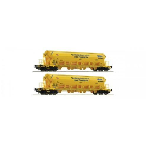 Roco 67142 - 2-tlg. Set: Schwenkdachwagen, DB AG