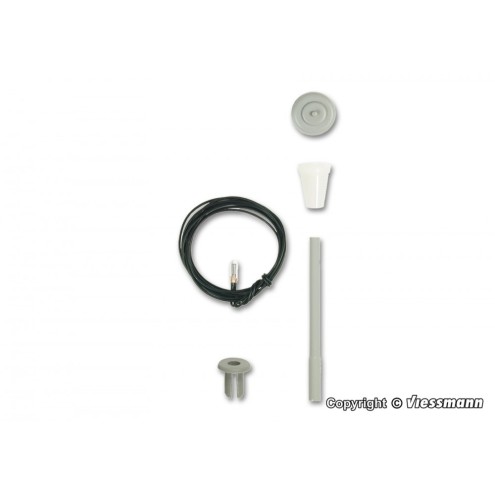 Viessmann 6721 - H0 Bausatz Straßenleuchte, LED weiß
