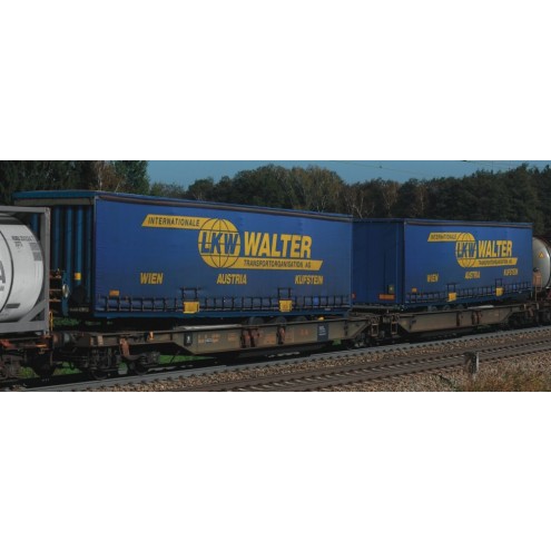 Roco 67398 - Doppeltaschenw. LKW Walter Herbstneuheit 2016