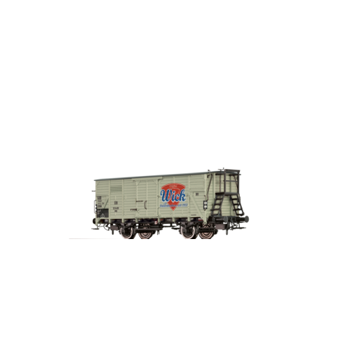 Brawa 67486 - N Gedeckter Güterwagen G10 „Wick” der DB, Ep. III