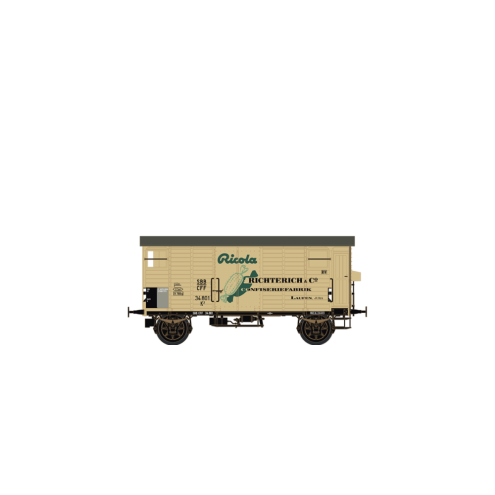 Brawa 67860 - N Gedeckter Güterwagen K2 "Ricola" der SBB, Ep. III