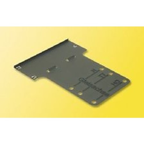 Viessmann 6837 - Befestigungsbleche für Hobby Signale 5 Stück