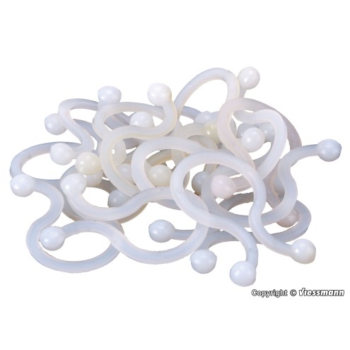 Viessmann 6889 - Omega Clips, 20 Stück