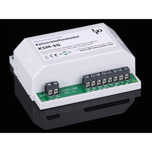Littfinski 700503 - Kehrschleifenmodul mit kurzschlussfreier Umpolung über Sensorgleise für Digitalbetrieb