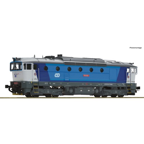 Roco 71024 - Diesellok Rh 754 CD Snd.
