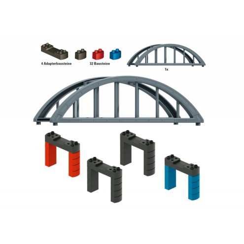 Märklin 72218 - Bausteinset Hochbahn-Brücke