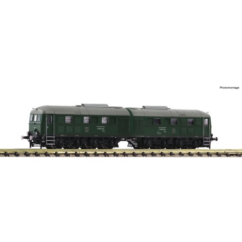 Fleischmann 725103 - Doppel-Diesell. V 188 002 grün