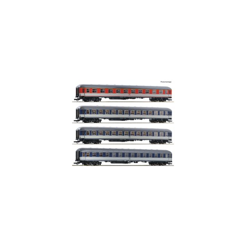 Roco 74025 - 4er Set Popwag. DB