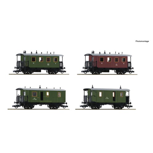 Roco 74062 - 4er Set Perszug KKSTB