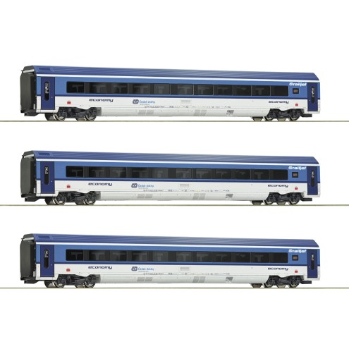 Roco 74067 - 3er Set Railjet CD DC