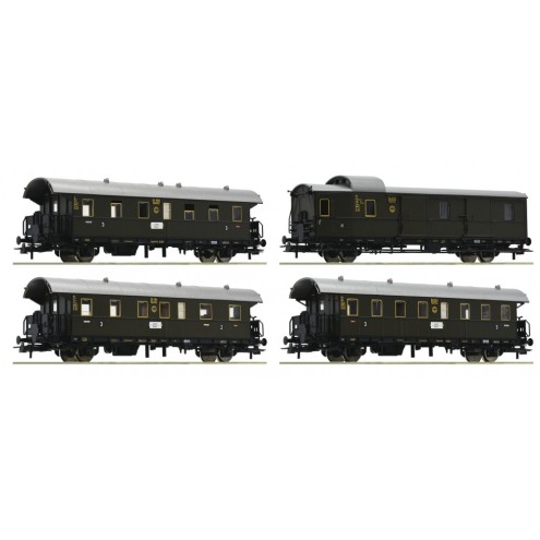 Roco 74102 - 4er Set Donnerbüchsen DRG