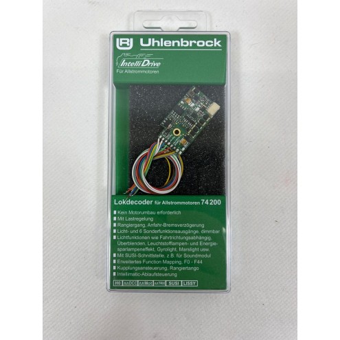 Uhlenbrock 74200 - IntelliDrive-2-Decoder für Märklin-Loks mit Feldspulenmotoren
