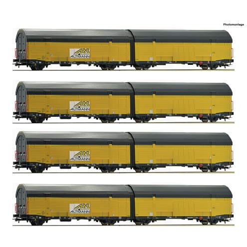 Roco 75881 - 4-tlg. Display: Autotransportwagen, ARS Altmann