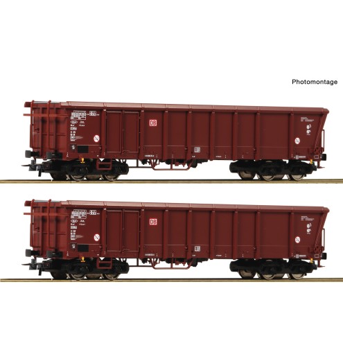 Roco 76014 - 2er Set Rolldachwag. DB-AG
