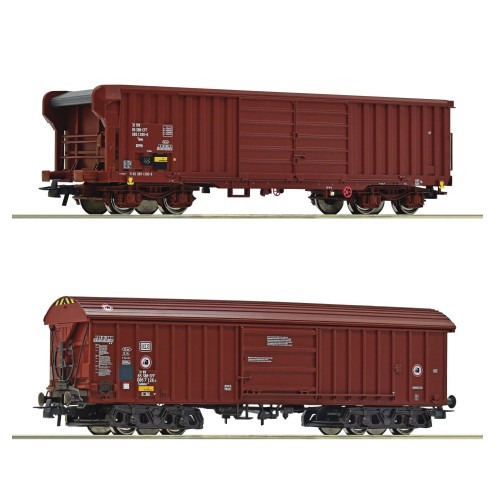 Roco 76020 - 2er Set Güterwag. DB/SBB
