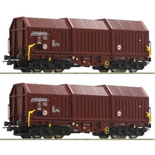 Roco 76042 - 2er Set Teleskophaubenwag.