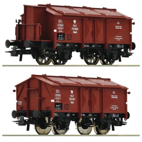 Roco 76043 - 2er Set Klappdeckelw. PKP