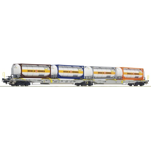 Roco 76438 - Doppeltaschen-Gelenkwagen, AAE