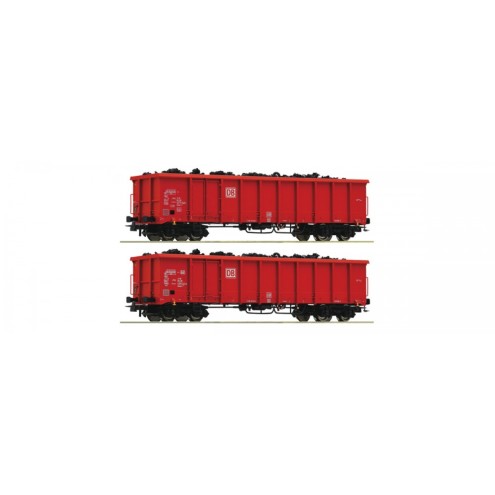 Roco 76726 - 2-tlg. Set: Offene Güterwagen, DB AG