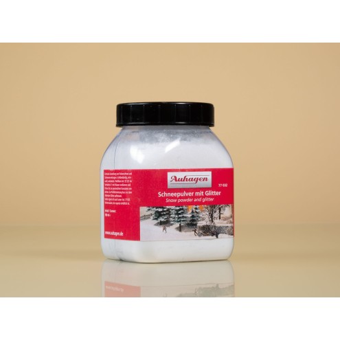 Auhagen 77032 - Schneepulver mit Glitter 500 ml