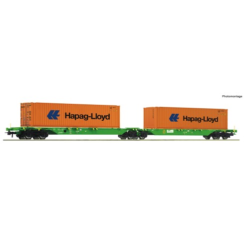 Roco 77370 - Doppeltragw. SETG + Container