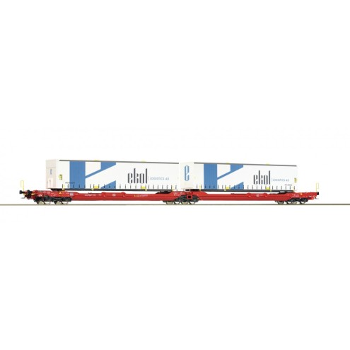 Roco 77386 - Doppeltaschen-Gelenkwagen T3000e, DB AG