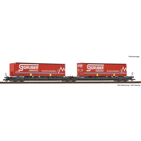 Roco 77397 - Doppeltwg.T3000e+Gruber