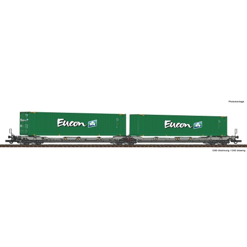 Roco 77398 - Doppeltwg.T3000e+Eucon