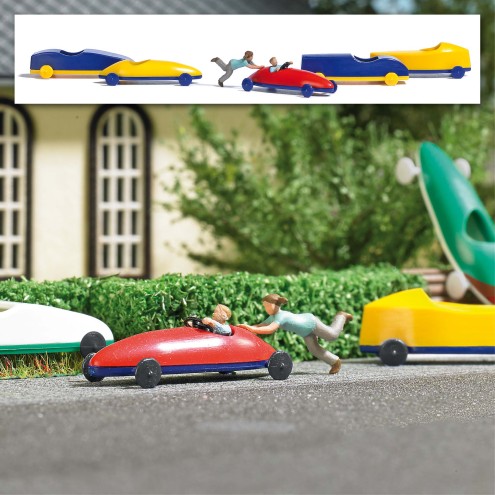 Busch 7944 - A-Set: Seifenkistenfahrt H0