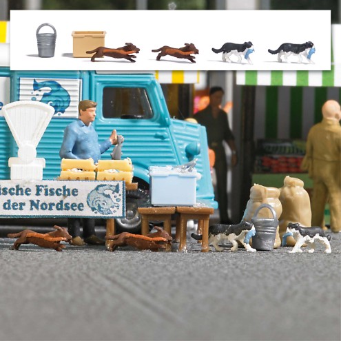 Busch 7993 - A-Set: Kleine Diebe H0