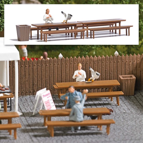 Busch 7994 - A-Set: Fish ‚n‘ Chips H0